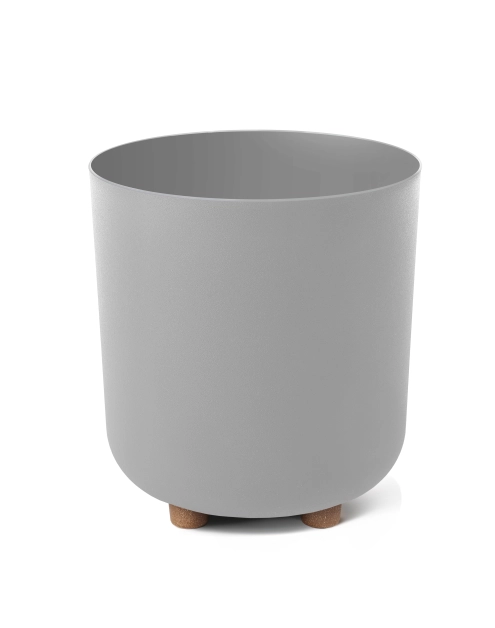 Zdjęcie: Donica Sofia 24 cm szara LAMELA PLASTIC