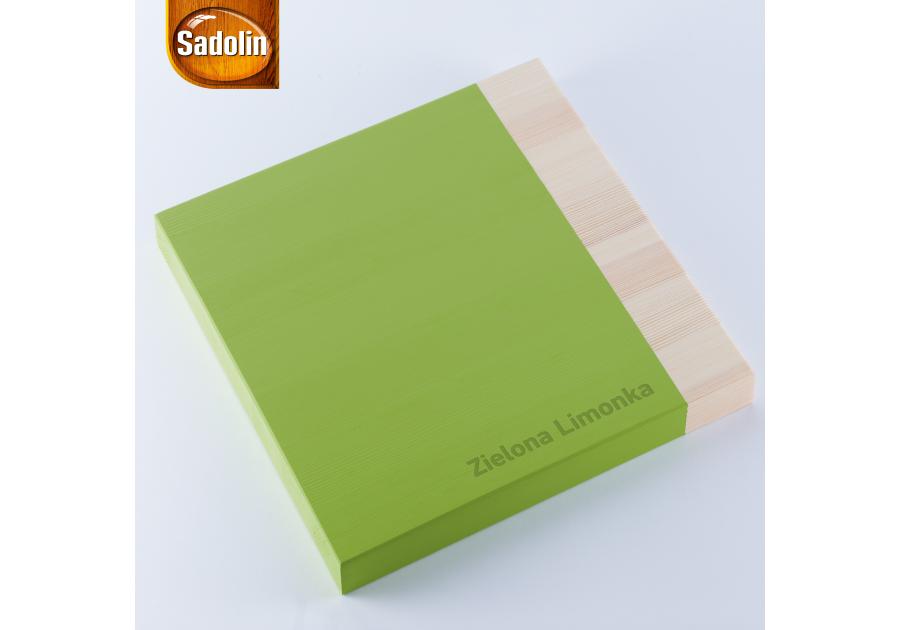 Zdjęcie: Farba do drewna Kolory ogrodu 0,7 L zielona limonka SADOLIN