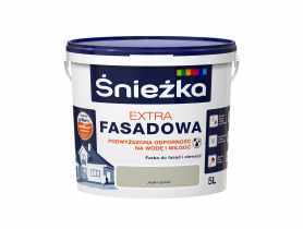 Farba Extra Fasadowa Jasny Szary 5L N ŚNIEŻKA