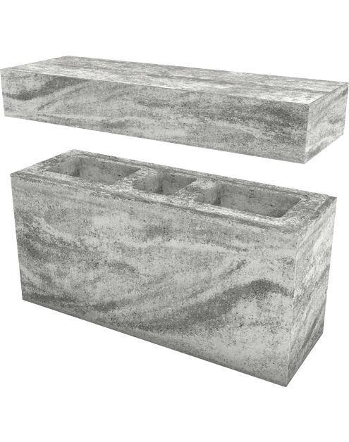 Zdjęcie: System ogrodzeniowy Murro XL pustak31x22x67,2 cm nerino POLBRUK