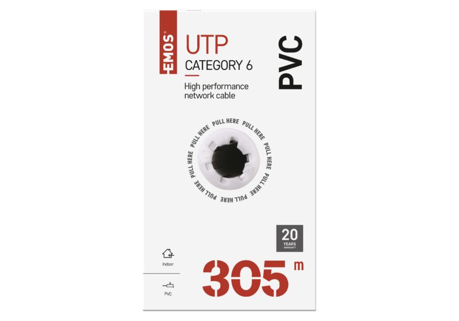Zdjęcie: Kabel UTP Cat6, 305 m EMOS