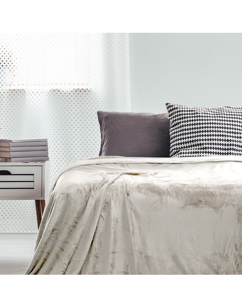 Zdjęcie: Koc Mic beige 200x220 cm DECOKING