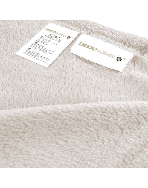 Zdjęcie: Koc Mic beige 200x220 cm DECOKING