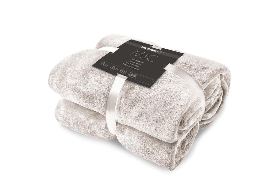 Zdjęcie: Koc Mic beige 200x220 cm DECOKING