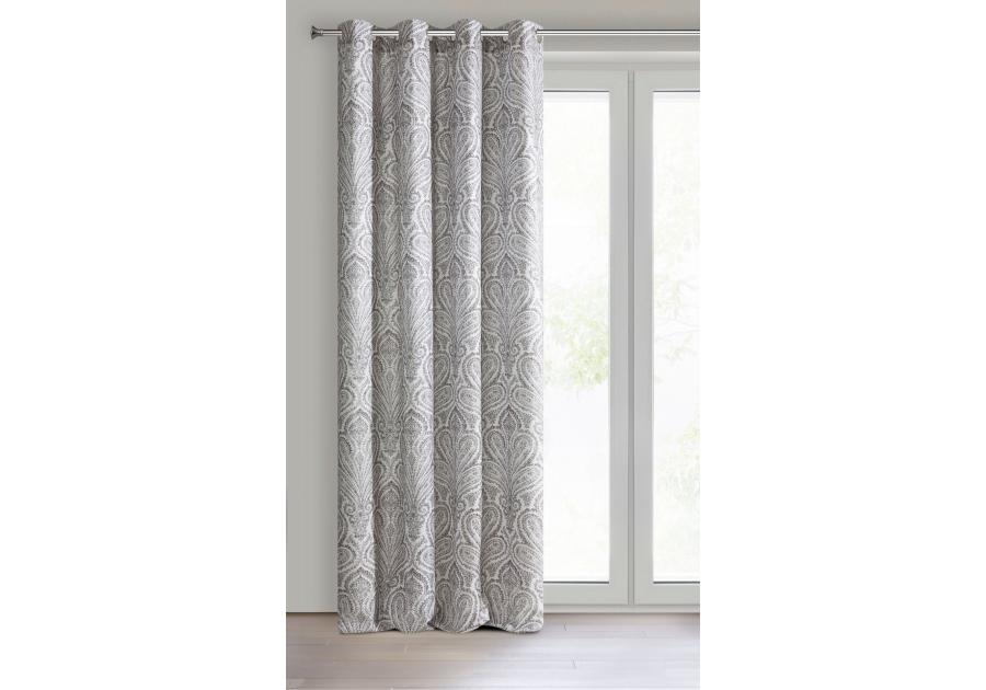 Zdjęcie: Zasłona gotowa Almina 140x250 cm stalowy EUROFIRANY