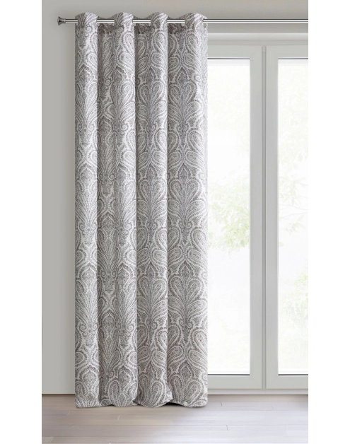 Zdjęcie: Zasłona gotowa Almina 140x250 cm stalowy EUROFIRANY