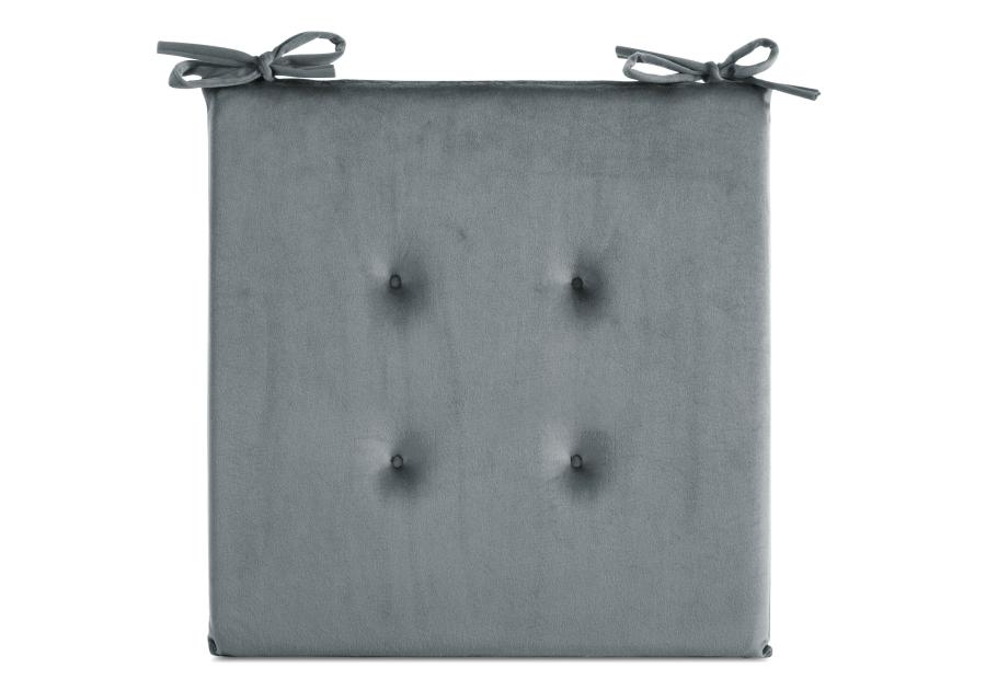 Zdjęcie: Poduszka na siedzisko Gaja 40x40x3 cm srebrna EUROFIRANY