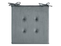 Zdjęcie: Poduszka na siedzisko Gaja 40x40x3 cm srebrna EUROFIRANY