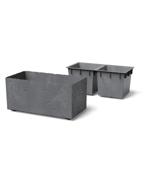 Zdjęcie: Donica Sierra Case Beton Effect 77x38 cm PROSPERPLAST