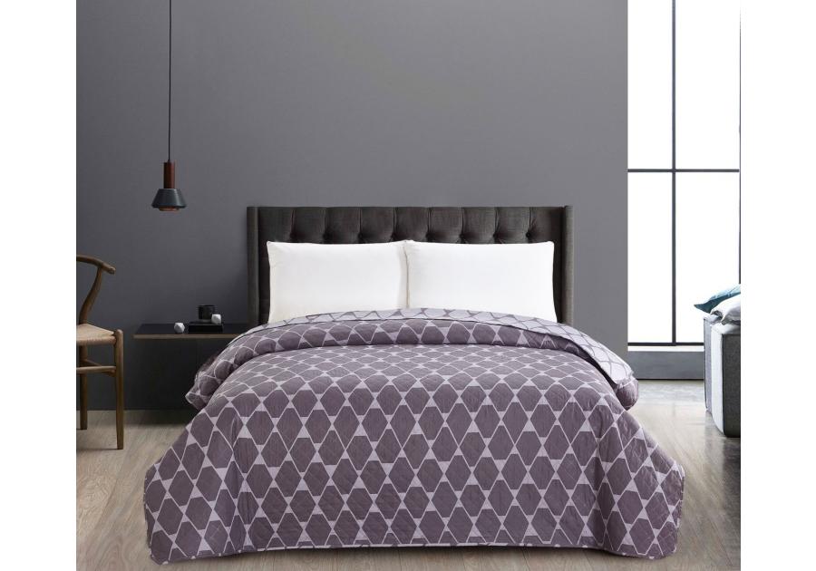 Zdjęcie: Narzuta Snowynight szaro-biała 220x240 cm DECO KING