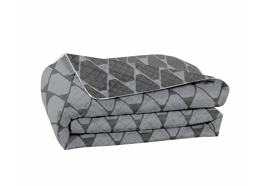 Zdjęcie: Narzuta Snowynight szaro-biała 220x240 cm DECO KING