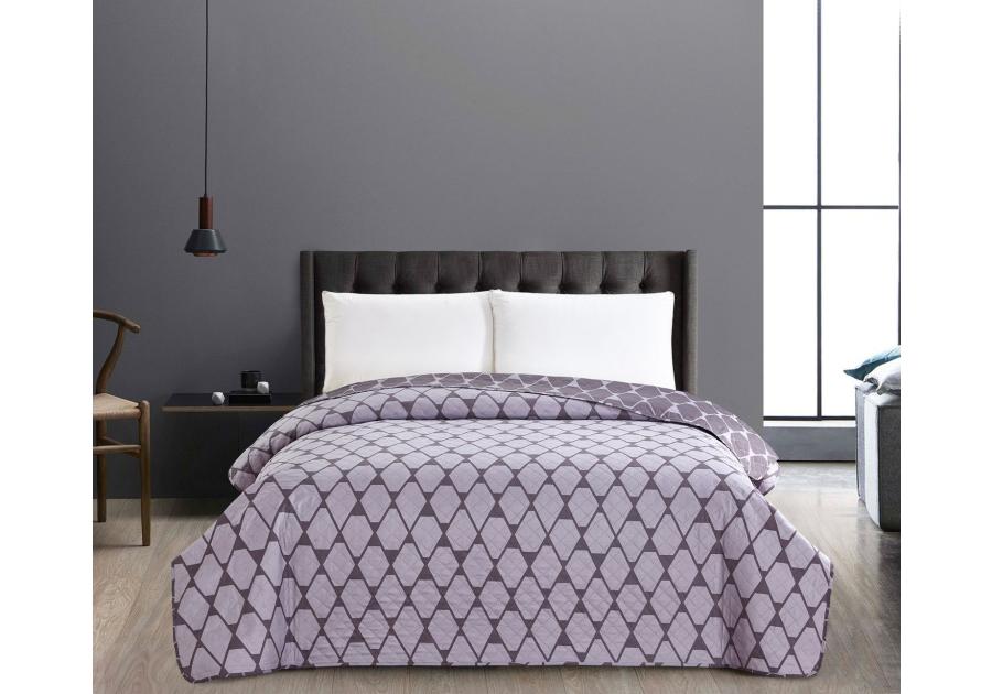 Zdjęcie: Narzuta Snowynight szaro-biała 220x240 cm DECO KING