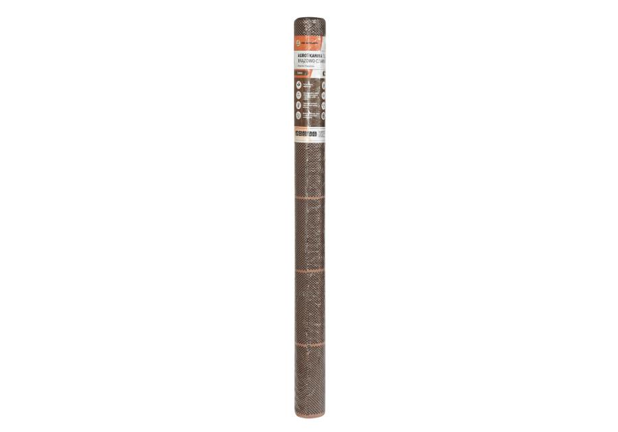 Zdjęcie: Agrotkanina pleciona brązowa 1,6x10m 77g mini rolka RIM KOWALCZYK