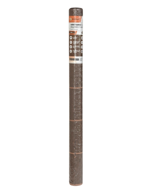 Zdjęcie: Agrotkanina pleciona brązowa 1,6x10m 77g mini rolka RIM KOWALCZYK