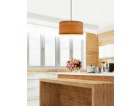 Zdjęcie: Lampa wisząca Legno 30 1x40 W E27 abażur orzechowy CANDELLUX