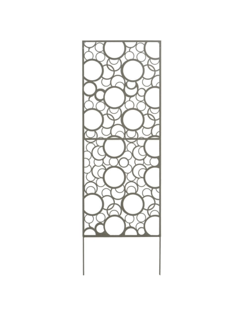 Zdjęcie: Ścianka metalowa Deco Panel Bubbles 0,6x1,5 m, szary NORTENE