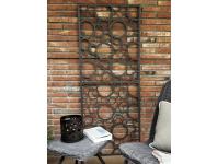Zdjęcie: Ścianka metalowa Deco Panel Bubbles 0,6x1,5 m, szary NORTENE