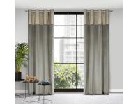 Zdjęcie: Zasłona gotowa Elen 140x250 cm stalowy EUROFIRANY