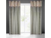 Zdjęcie: Zasłona gotowa Elen 140x250 cm stalowy EUROFIRANY