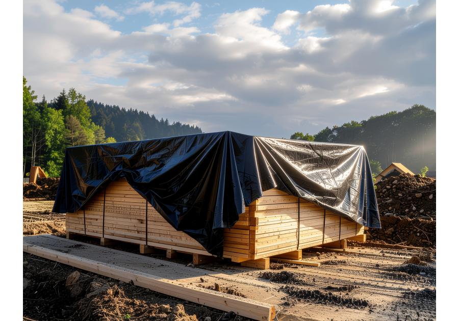 Zdjęcie: Folia ochronna strong 4x5 m 900 g STALCO