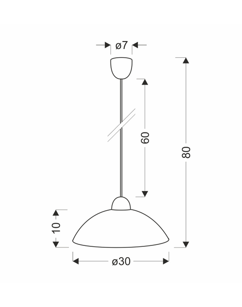 Zdjęcie: Lampa wisząca 1-punktowa Alcara CANDELLUX