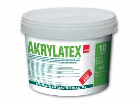Farba Akrylatex dyspersyjna do malowania elementów betonowych i cokołów 10 L FARBY KABE