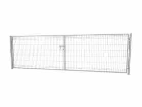Brama 3D 400x123 cm ocynk komplet BETAFENCE