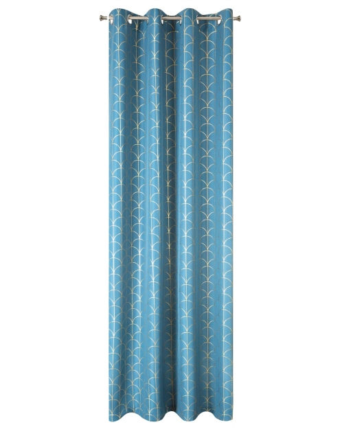 Zdjęcie: Zasłona gotowa Cande 140x250 cm niebieski EUROFIRANY