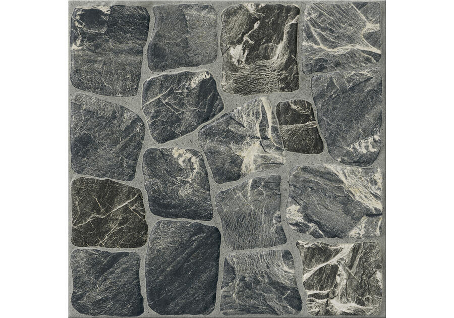 Zdjęcie: Gres szkliwiony Vilio graphite 29,8x29,8 cm CERSANIT