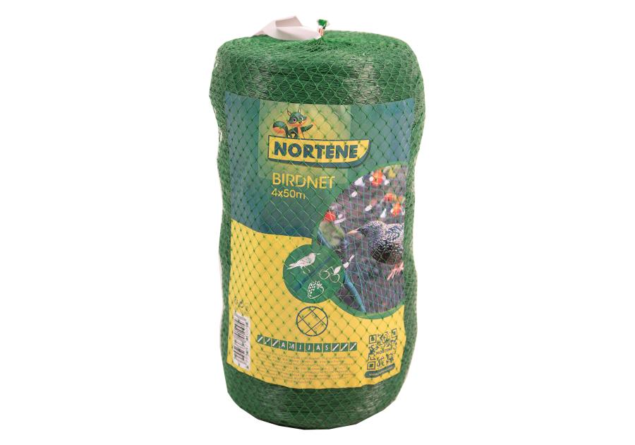 Zdjęcie: Siatka na ptaki Birdnet 4 x 50 m, jasny zielony NORTENE