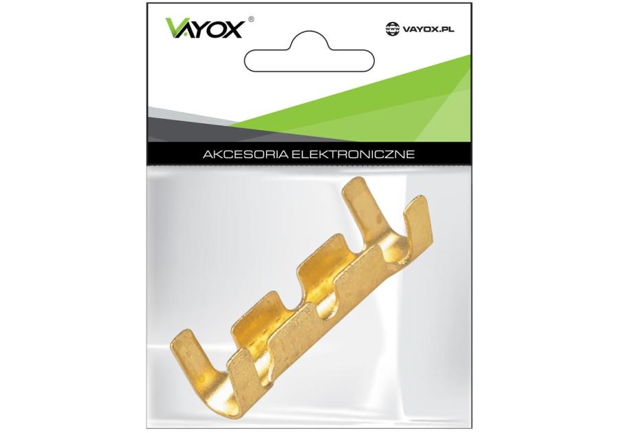 Zdjęcie: Konektor nieizolowany dwustronne U 0.3 - 1.5 mm2 miedziany 5 szt. VA0296 VAYOX