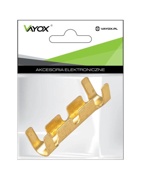 Zdjęcie: Konektor nieizolowany dwustronne U 0.3 - 1.5 mm2 miedziany 5 szt. VA0296 VAYOX