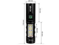 Zdjęcie: Latarka akumulatorowa 250lm 5W LED + SMD VA0184 VAYOX