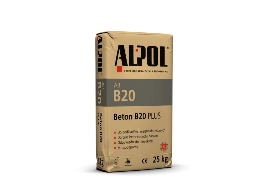 Zdjęcie: Beton B20 Plus 25 kg ABB20 ALPOL