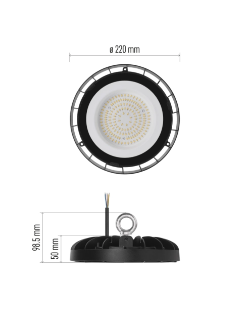 Zdjęcie: Oprawa przemysłowa LED Highbay Corus 83W, 10000lm NW EMOS