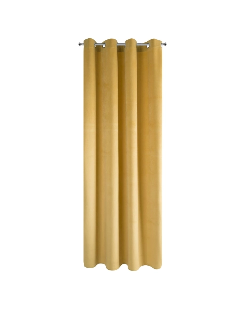 Zdjęcie: Zasłona gotowa Pierre 140x250 cm musztardowy EUROFIRANY