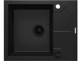 Zlewozmywak Andante nero granit 1K Z/KO 590x490x194, space saver DEANTE