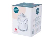 Zdjęcie: Pojemnik szklany z ptaszkiem 8x8x12 cm ALTOM DESIGN