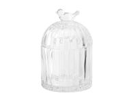 Zdjęcie: Pojemnik szklany z ptaszkiem 8x8x12 cm ALTOM DESIGN