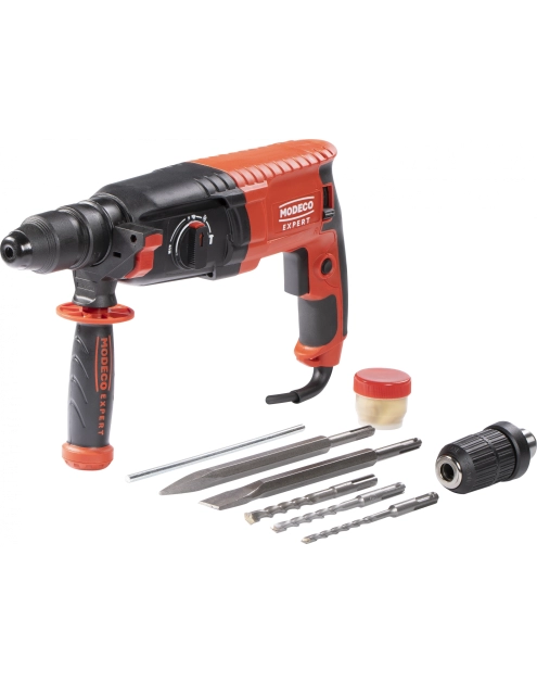 Zdjęcie: Młotowierka SDS plus 800 W 26 mm 2,8J QCC akcesoria, walizka MODECO EXPERT