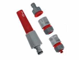 Zraszacz prosty regulowany - zestaw 4-częściowy DEDRA