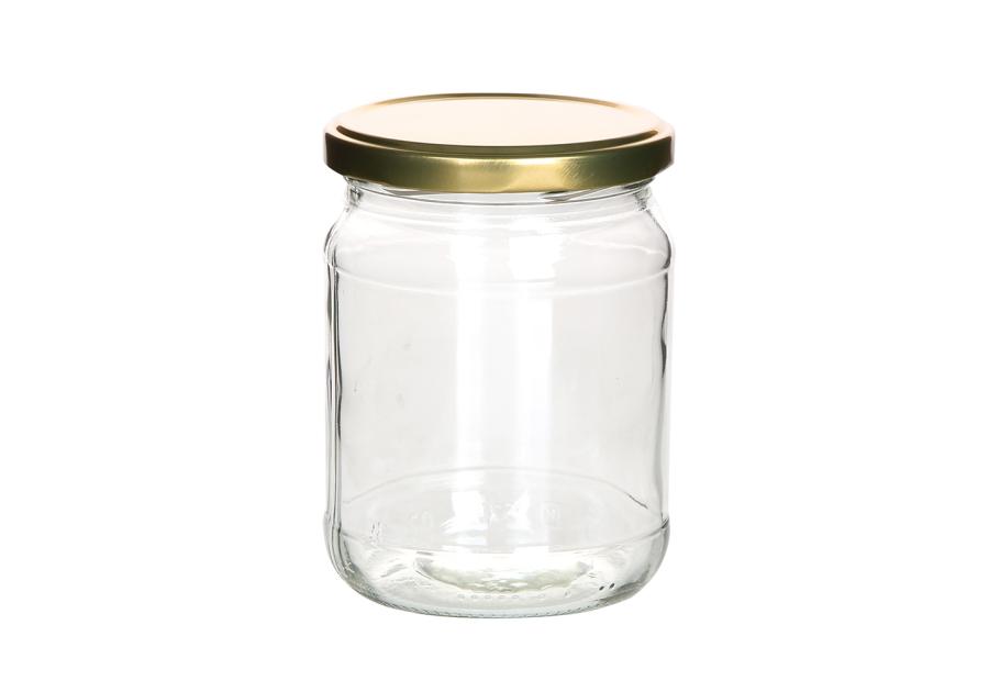 Zdjęcie: Komplet 6 słoików 520 ml + zakrętka fi 82 6-zaczepowa SEZON