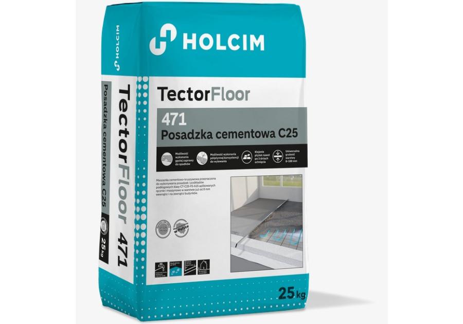 Zdjęcie: Posadzka cementowa C25 471 TectorFloor 25 kg HOLCIM