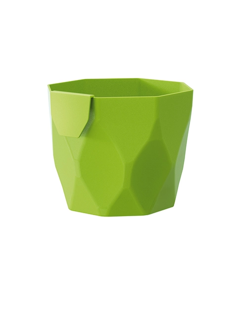 Zdjęcie: Doniczka Rocka limonka 12,5 cm PROSPERPLAST