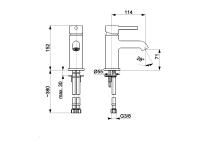Zdjęcie: Bateria umywalkowa Moza chrom KFA