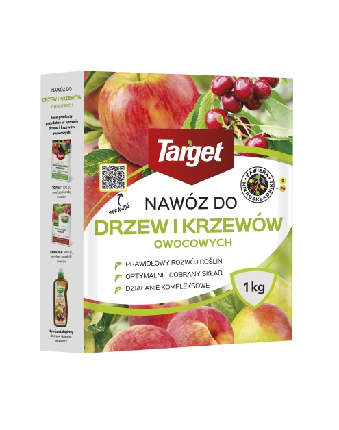 Zdjęcie: Nawóz do drzew i krzewów owocowych z mikroskładnikami 1 kg TARGET