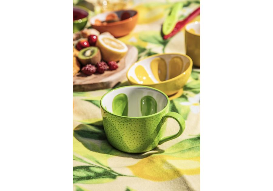 Zdjęcie: Filiżanka ceramiczna jumbo Tropicana limonka 470 ml ALTOM DESIGN