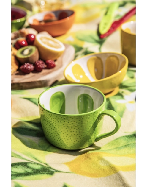 Zdjęcie: Filiżanka ceramiczna jumbo Tropicana limonka 470 ml ALTOM DESIGN