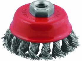 Szczotka doczołowa 80 mm stal do szlifierki kątowej - blister - RAWLPLUG