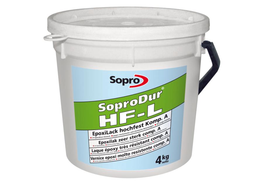Zdjęcie: Epoksydowy lakier do betonu wysokowytrzymały składnik A+B SoproDur HF-L 5 kg SOPRO
